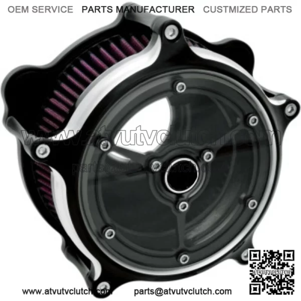 Roland Sand Black Clarity Contrast Air Cleaner Filter Harley Touring Softail M8 (For: Harley-Davidson)