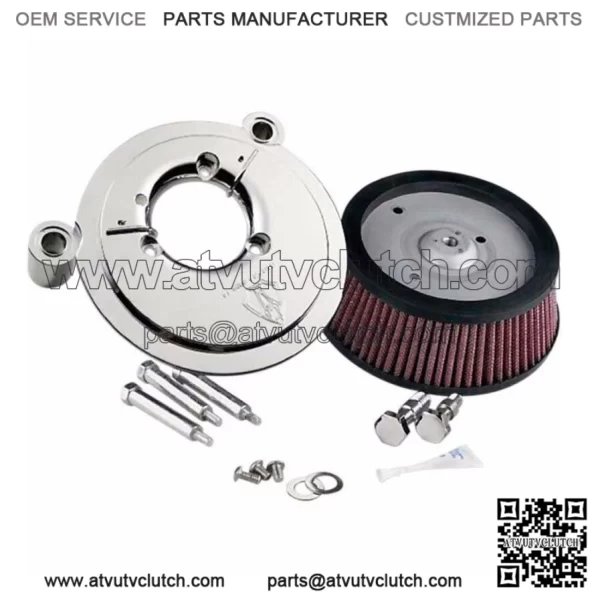 New Arlen Ness Chrome Big Sucker Air Cleaner Filter Kit Harley 2008-2013 Touring (For: Harley-Davidson)