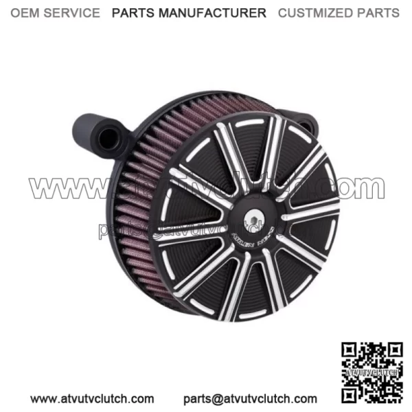 Arlen Ness 10-Gauge Black Stage 1 Big Sucker Air Cleaner Kit Harley Touring M8 (For: Harley-Davidson)