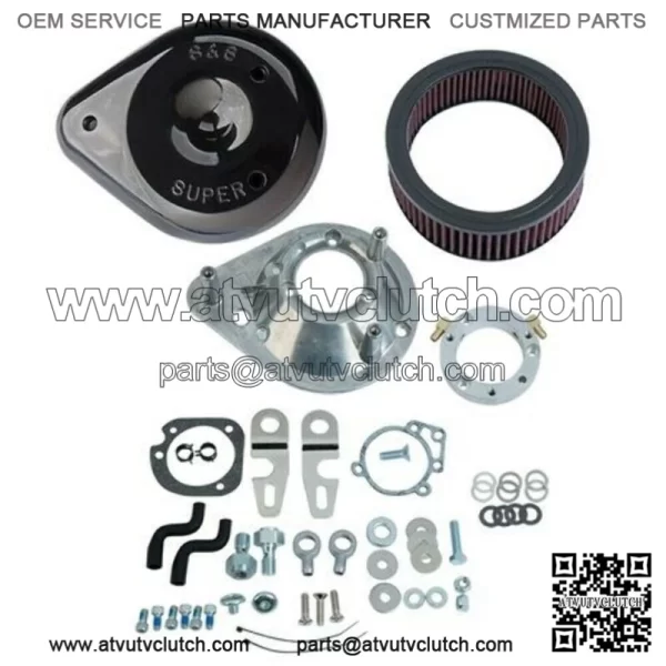 Cycle Black Teardrop Air Cleaner Filter kit Intake 2017+ Harley Sportster XL (For: Harley-Davidson)