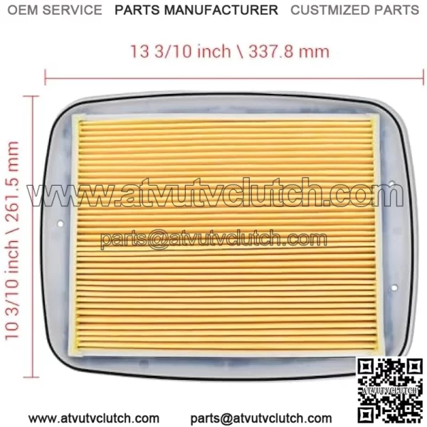 6S5E44510000 Air Filter 006-590 6S5-E4451-00-00 Compatible with Yamaha FX HO 2009-2019 FX Cruiser HO 2009-2019 FX SHO 2008-2015 FX Cruiser SHO 2008-2014 FX SVHO 2014-2019 FX Cruiser SVHO - Image 2