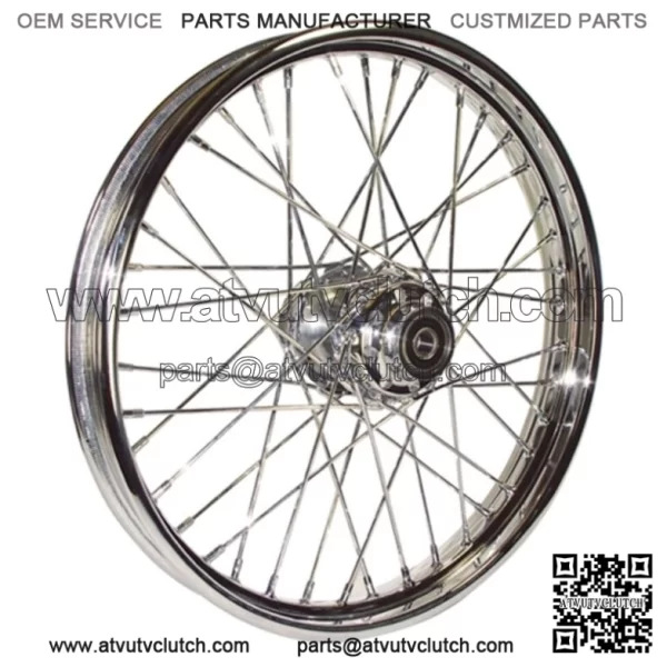 Front 19 x 2.5 Chrome 40 Spoke Front Wheel Rim FX XL Sportster Shovelhead Harley (For: Harley-Davidson)