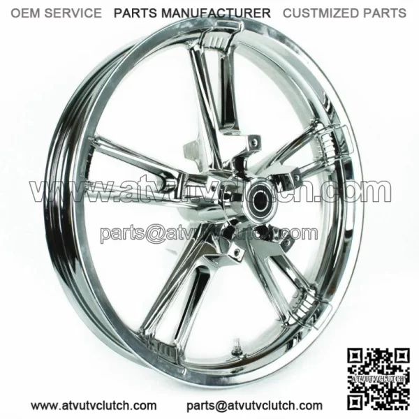 Chrome Reinforcer Enforcer Cast Billet Front Wheel Rim 21 3.5 Harley Touring 08- (For: Harley-Davidson)