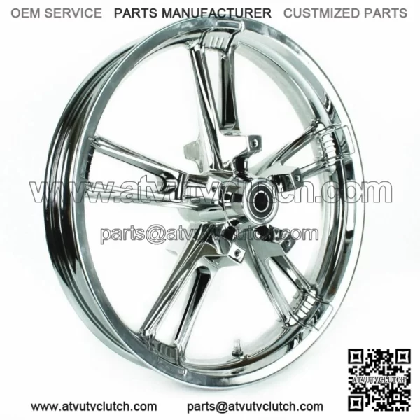 Chrome Reinforcer Enforcer Cast Billet Front Wheel Rim 21 3.5 Harley Touring 08+ (For: Harley-Davidson)