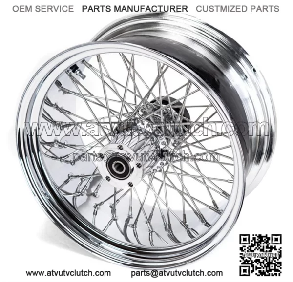 18 Inch Wide Chrome Rear Wheel Sets For Harley