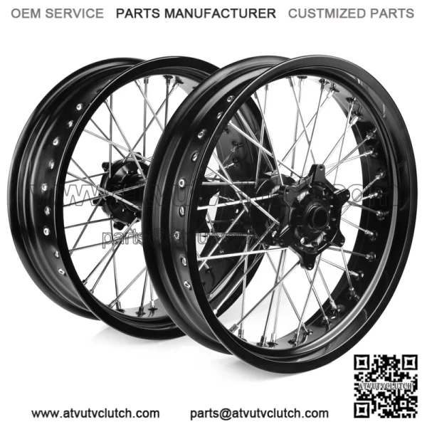 Dirt Bike Wheel Hub Set For Sherco 125 SC 2019-2020 / 300 SEF Factory / SEF-R 2013-2023