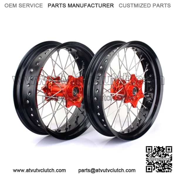Aluminum Motocross Wheel Set for Supermoto