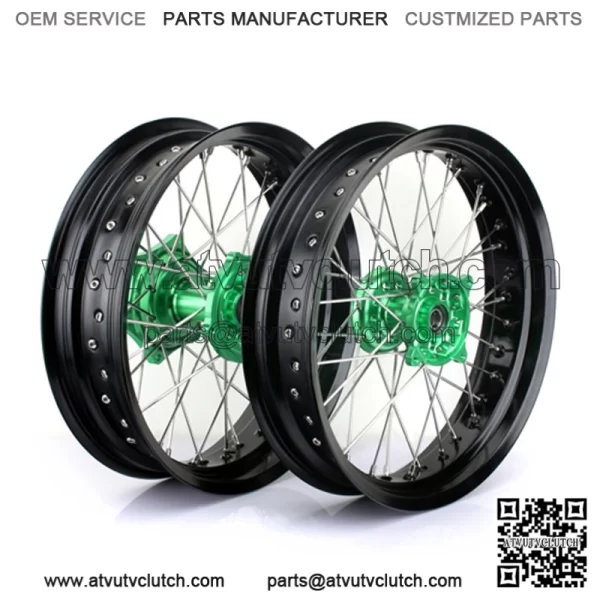 Aluminum Motocross Wheel Set for Supermoto - Image 3