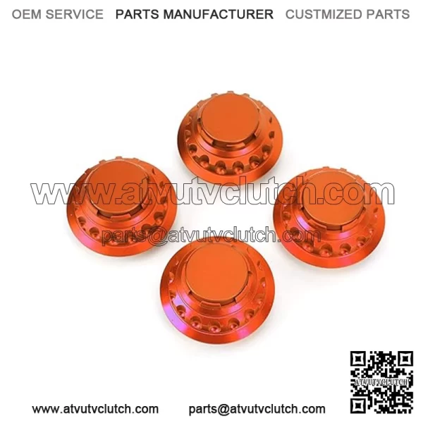 Mercedes-Benz wheel center cover #orange