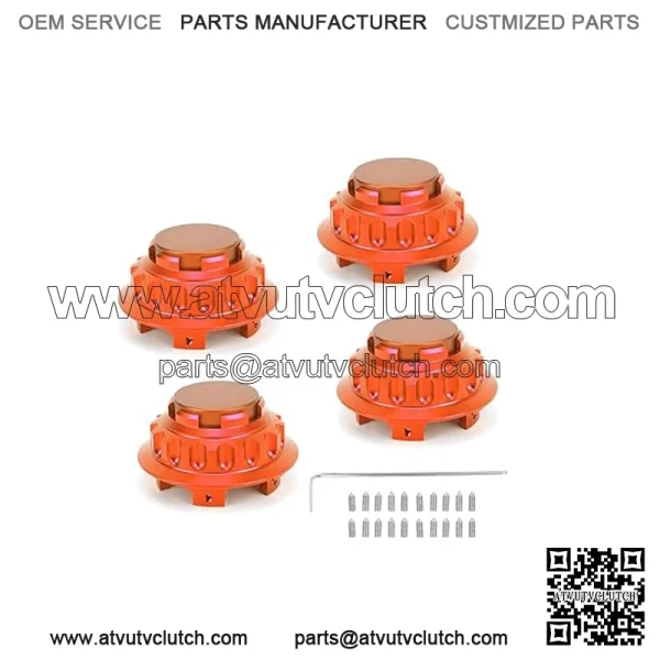 Mercedes-Benz wheel center cover #orange - Image 2