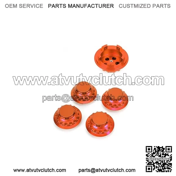 Mercedes-Benz wheel center cover #orange - Image 3