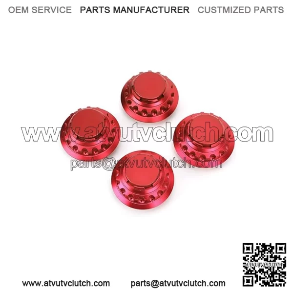 Mercedes-Benz wheel center cover #red - Image 2