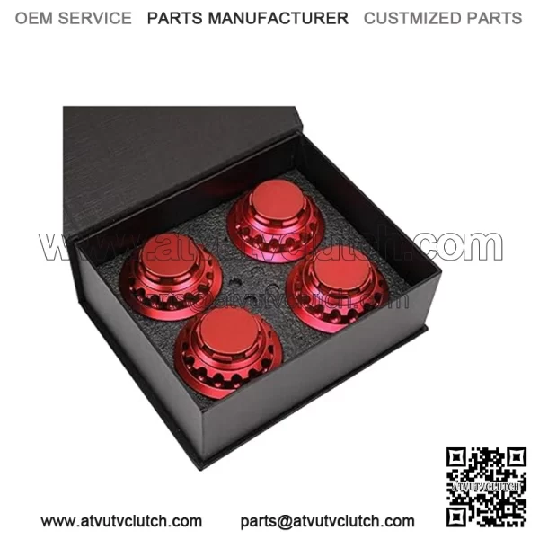 Mercedes-Benz wheel center cover #red - Image 3