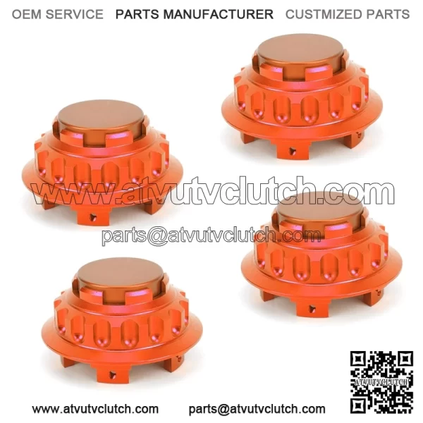 BMW Honda wheel center cover #orange - Image 2