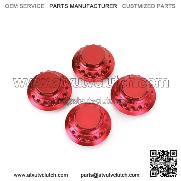 BMW Honda wheel center cover #red - Image 3