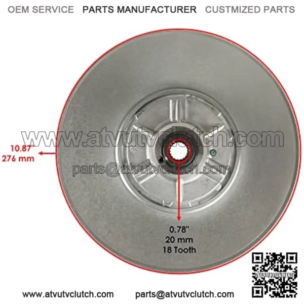 Driven Sheave Secondary Clutch Compatible With John Deere AM140967 - Image 3