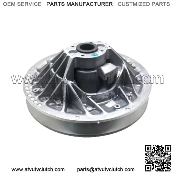 Snowmobile clutch driven wheel