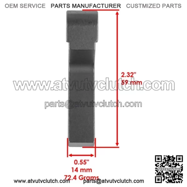 Clutch Weight For Arctic Cat Snowmobile ZR 8000 LXR SNO PRO 2014-2015 (For: Arctic Cat) - Image 2