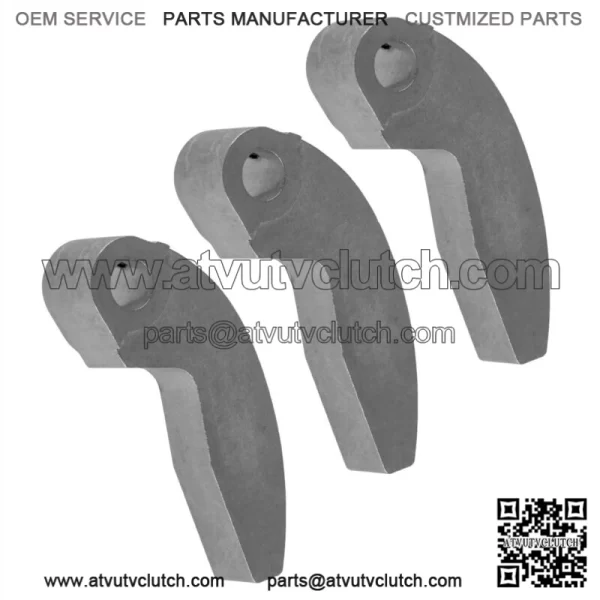 3x Clutch Weights For Arctic Cat ZR 8000 LXR 2014-2015 (For: Arctic Cat) - Image 4