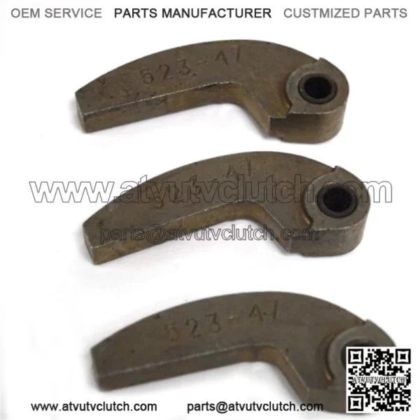 OEM Snowmobile 1 Set of 3 Clutch Weight Cam Arm 47 grams 0746-523 - Image 3