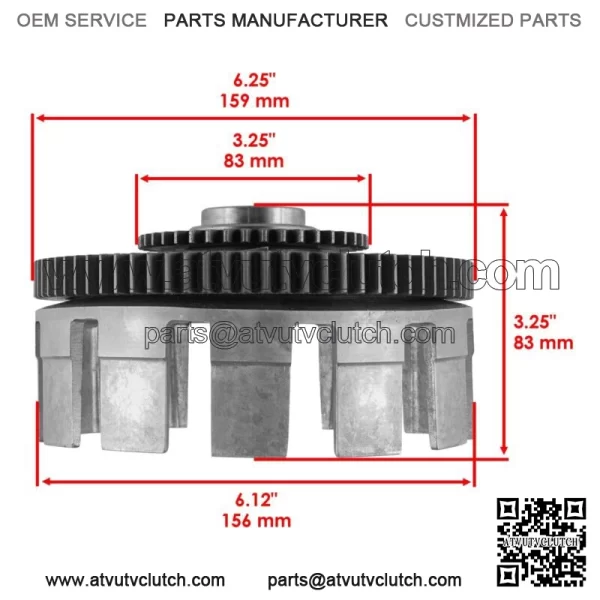 Primary Clutch Basket For Yamaha Raptor 700 YFM700 2006-2022 (For: Yamaha Raptor 700) - Image 2