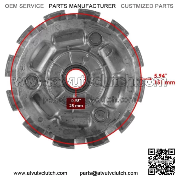 Primary Clutch Basket For Yamaha Raptor 700 YFM700 2006-2022 (For: Yamaha Raptor 700) - Image 3
