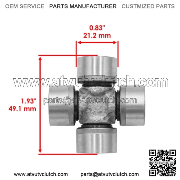 Front Drive Shaft U-Joint For Polaris Sportsman X2 XP 550 Toruing 11-14 / 220432 - Image 2