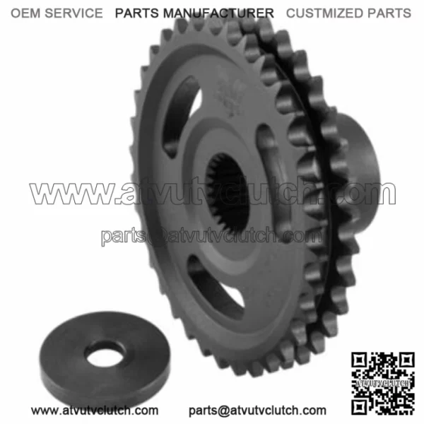 Chain Compensator Eliminator 34 Tooth Sprocket Harley 18+ Wide Tire Softail M8 (For: Harley-Davidson)