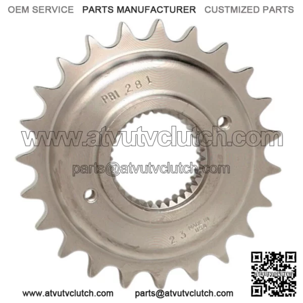 PBI 23 Tooth 1.06" Offset Transmission Sprocket Harley Chain Conversion Big Twin (For: Harley-Davidson)