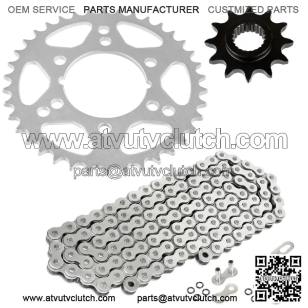 O-Ring Drive Chain & Sprockets Kit for Polaris Xpress 300 1996 1997 1998 1999   (For: Polaris)