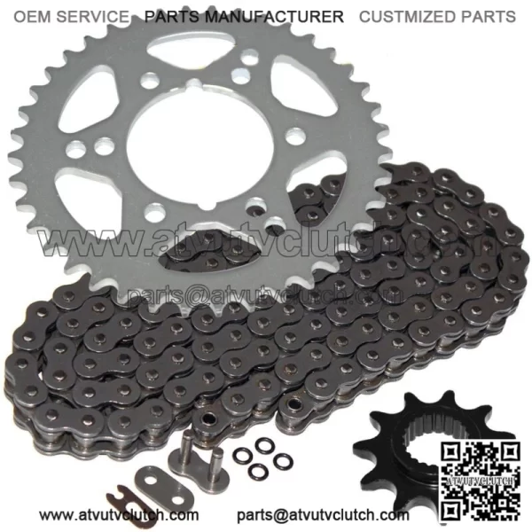 O-Ring Drive Chain & Sprockets Kit for Polaris Scrambler 500 4X4 2000-2011 (For: Polaris)