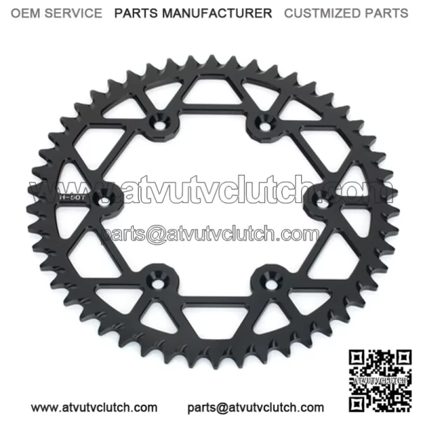 Self cleaning motorcycle rear sprocket for Honda - Image 2