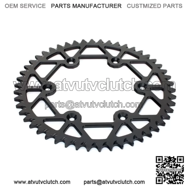 Self cleaning motorcycle rear sprocket for Honda - Image 3