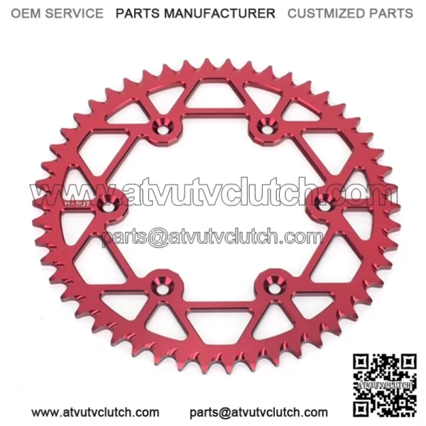 Self cleaning motorcycle rear sprocket for Honda - Image 4