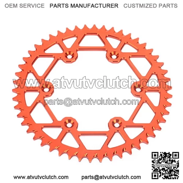 7075 aluminum alloy self cleaning motorcycle rear sprocket for KTM - Image 2