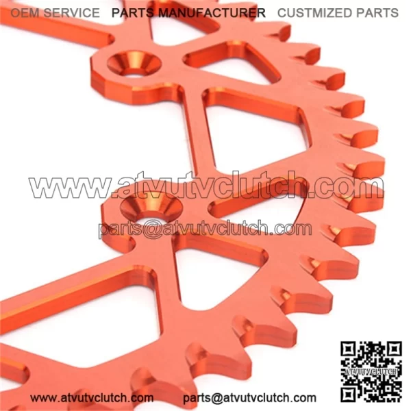 7075 aluminum alloy self cleaning motorcycle rear sprocket for KTM - Image 4