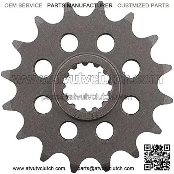 CST-1581-16-2 Front Sprocket Compatible With/Replacement For Yamaha 6 FZ 2004-2008, FZ 6 S 2009, 1000 FZR 1987-1995, FZX 750 Fazer 1986 1987, GTS 1000 ABS 1993-1996, YZF 750 R 1994-1998