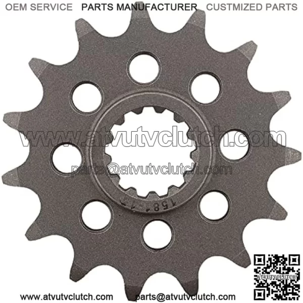 CST-1581-15-2 Front Sprocket Compatible With/Replacement For Yamaha 6 FZ 2004-2008, FZ 6 S 2009, 1000 FZR 1987-1995, FZX 750 Fazer 1986 1987, GTS 1000 ABS 1993-1996, YZF 750 R 1994-98