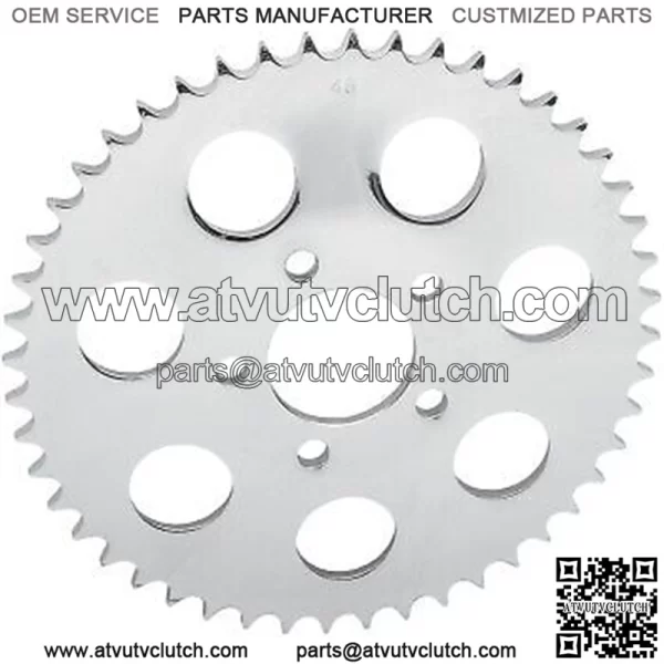 1210-0368 Chrome 530 Chain Conversion Rear Sprocket 49 Tooth