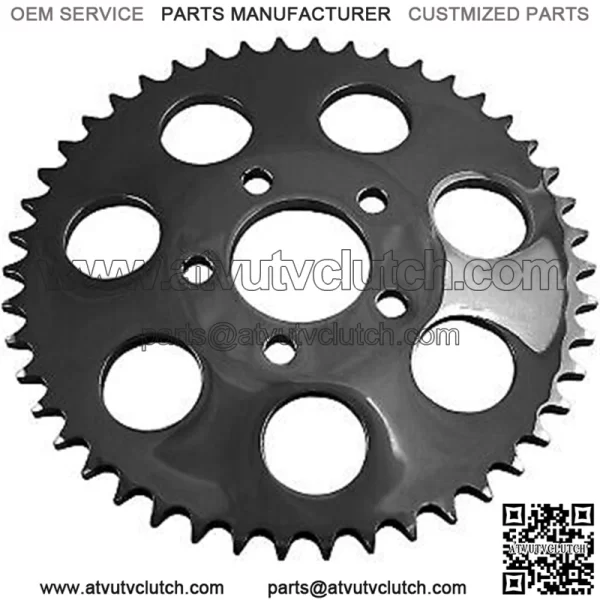 1210-1847 Black 530 Chain Conversion Rear Sprocket 46-Tooth