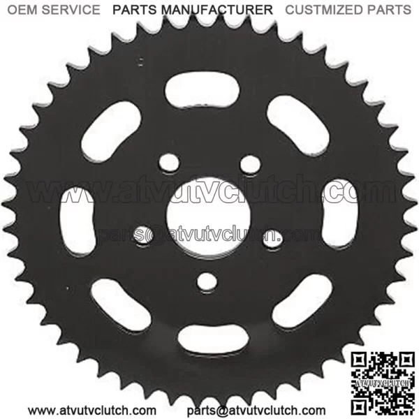 1210-1841 Black Rear Wheel Sprocket 48-Tooth