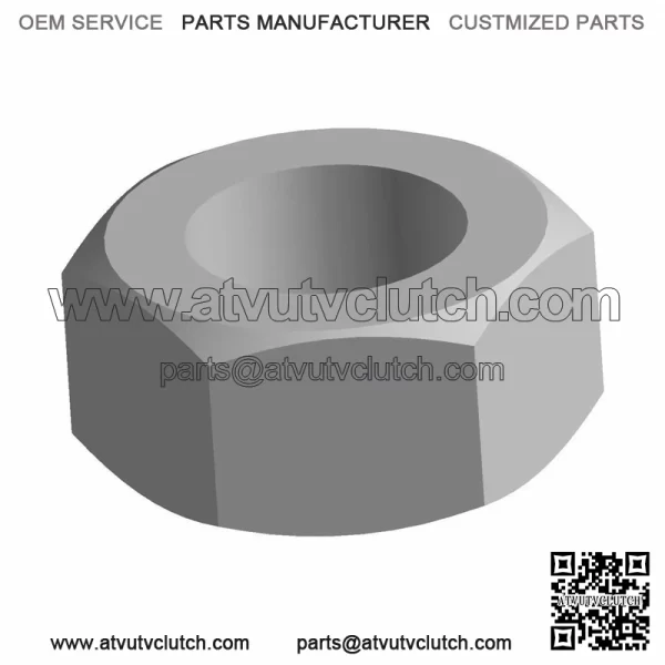 Polaris Hex Nut, 8 mm x 1.25 mm,  OEM Part 7547501, Qty 1