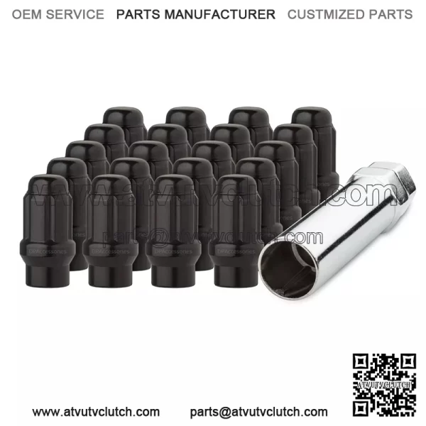48mm Toyota model 7075 nut opposite side 19mm M12*1.5# black