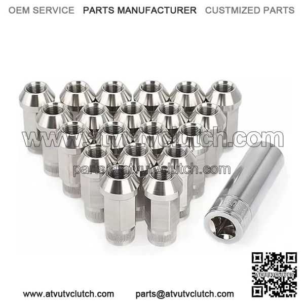 50mm Stainless steel nut straight grain (19 pairs of sides) M12*1.5