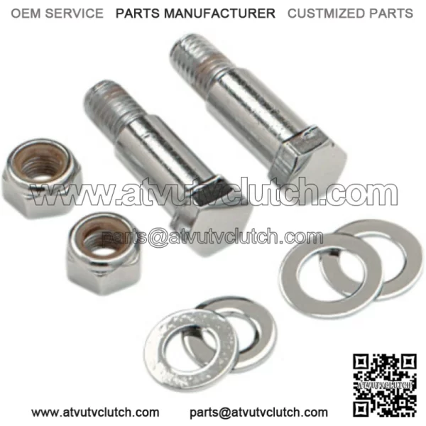 Gardner Westcott Chrome Shoulder Bolts Softail Shock Mounting Kit Harley 2000-17 (For: Harley-Davidson)