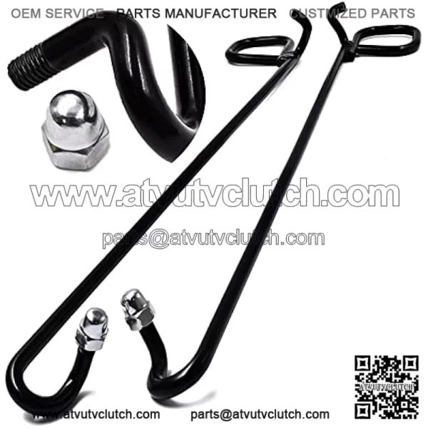 Locking Capnut OEM Upgrade - VGA12138 VGA12139 Tailgate Bed Latch Set LH/RH fits John Deere Gator Series