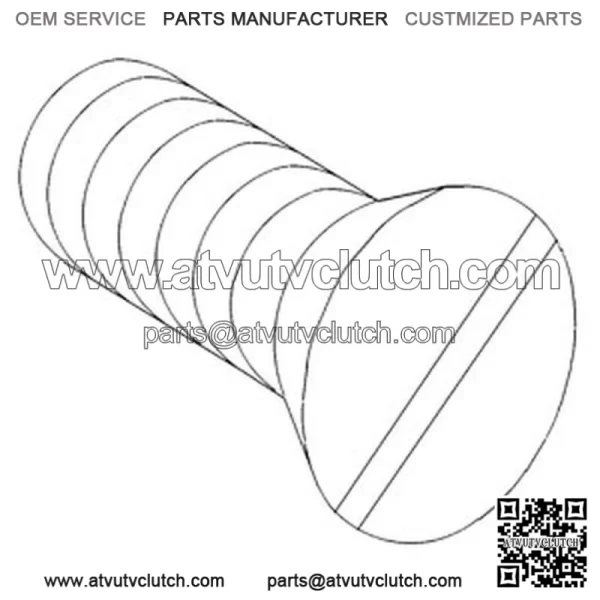 S.41554 Brake Drum Retaining Screw. Fits Massey Ferguson