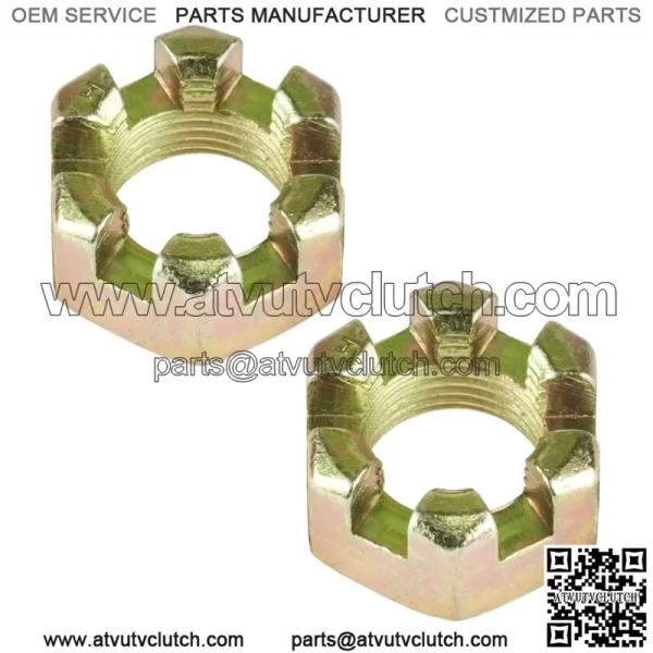 2 Front Axle Castle Nut For Polaris Sportsman 800 4x4 6x6 2005 2006 2007 - 2014 For: Polaris Sportsman 800 - Image 4