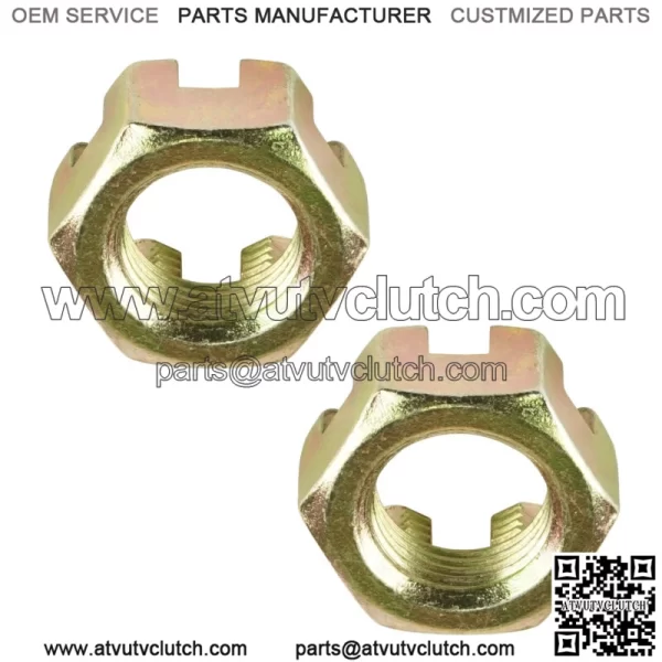 2 Front Axle Castle Nut For Polaris Sportsman 800 4x4 6x6 2005 2006 2007 - 2014 For: Polaris Sportsman 800 - Image 5