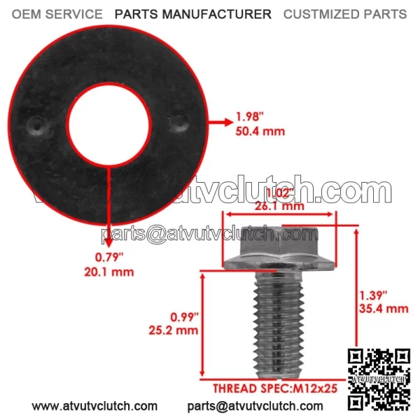 19M7788 AM121680 M119160 Deck Blade Bolts For John Deere LX172 173 176 178 186 - Image 2